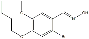 2-bromo-4-butoxy-5-methoxybenzaldehyde oxime Struktur