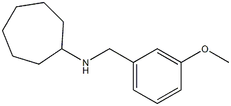 N-(3-methoxybenzyl)cycloheptanamine Struktur