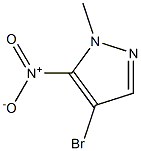 4-bromo-5-nitro-1-methyl-1H-pyrazole Struktur