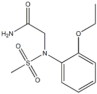 2-[2-ethoxy(methylsulfonyl)anilino]acetamide Struktur