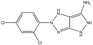 2-(2,4-dichlorophenyl)-1,2,4,5-tetrahydropyrazolo[3,4-d][1,2,3]triazol-6-ylamine Struktur