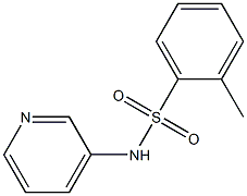 2-methyl-N-(3-pyridinyl)benzenesulfonamide Struktur