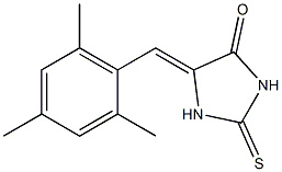 5-(mesitylmethylene)-2-thioxo-4-imidazolidinone Struktur