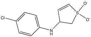 N-(4-chlorophenyl)-N-(1,1-dioxido-2,3-dihydro-3-thienyl)amine Struktur