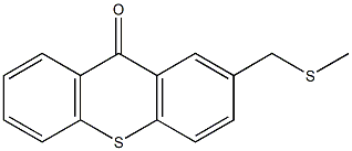 2-[(methylsulfanyl)methyl]-9H-thioxanthen-9-one Struktur