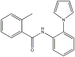 2-methyl-N-[2-(1H-pyrrol-1-yl)phenyl]benzamide Struktur