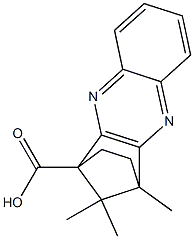 12,15,15-trimethyl-3,10-diazatetracyclo[10.2.1.0~2,11~.0~4,9~]pentadeca-2(11),3,5,7,9-pentaene-1-carboxylic acid Struktur