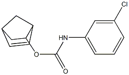 bicyclo[2.2.1]hept-5-en-2-yl 3-chlorophenylcarbamate Struktur