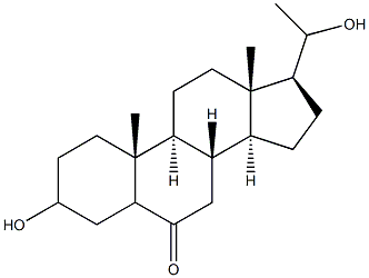 3,20-dihydroxypregnan-6-one Struktur