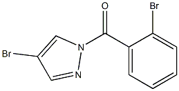 4-bromo-1-(2-bromobenzoyl)-1H-pyrazole Struktur