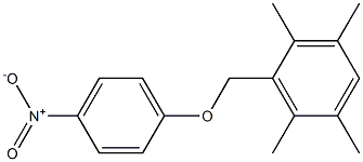 1,2,4,5-tetramethyl-3-[(4-nitrophenoxy)methyl]benzene Struktur