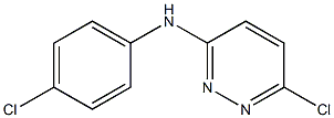 N-(4-chlorophenyl)-N-(6-chloro-3-pyridazinyl)amine Struktur