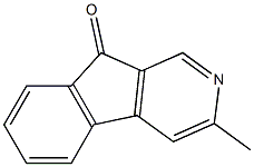 3-methyl-9H-indeno[2,1-c]pyridin-9-one Struktur