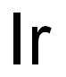 Iridium, plasma standard solution, Specpure, Ir 10,000μg/ml Struktur