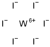 Tungsten iodide Struktur