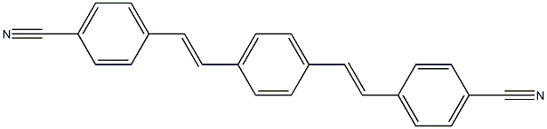 1,4-雙(對(duì)氰基苯乙烯基)苯, , 結(jié)構(gòu)式