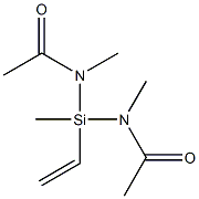 Methyl vinyl di(N-methylacetamino) silane Struktur