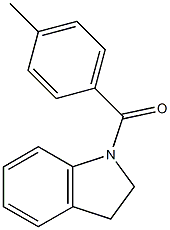 2,3-dihydro-1H-indol-1-yl(4-methylphenyl)methanone Struktur