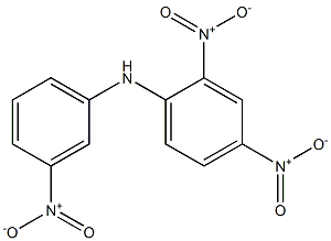 N-(2,4-dinitrophenyl)-N-(3-nitrophenyl)amine Struktur