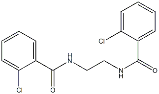 2-chloro-N-{2-[(2-chlorobenzoyl)amino]ethyl}benzamide Struktur