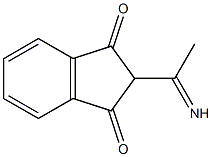 2-ethanimidoyl-1H-indene-1,3(2H)-dione Struktur