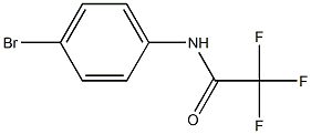 N-(4-bromophenyl)-2,2,2-trifluoroacetamide Struktur