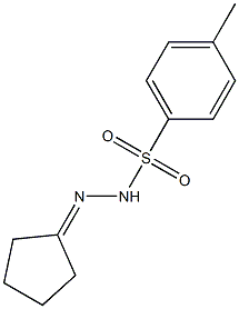 N'-cyclopentylidene-4-methylbenzenesulfonohydrazide Struktur