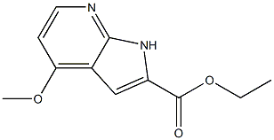 Ethyl 4-methoxy-1H-pyrrolo[2,3-b]pyridine-2-carboxylate ,97% Struktur