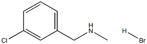 (3-Chlorophenyl)-N-methylmethanamine hydrobromide ,98% Struktur