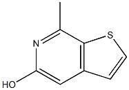 7-Methylthieno[2,3-c]pyridin-5-ol Struktur