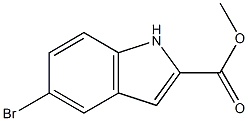 methyl 5-bromo-1H-indole-2-carboxylate Struktur