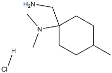 N-[1-(aminomethyl)-4-methylcyclohexyl]-N,N-dimethylamine hydrochloride Struktur