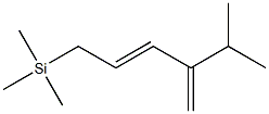 [(2E)-4-Isopropyl-2,4-pentadienyl]trimethylsilane Struktur