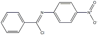 N-(4-Nitrophenyl)benzimidoyl chloride Struktur