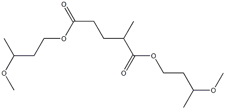 2-Methylglutaric acid bis(3-methoxybutyl) ester Struktur