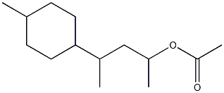 Acetic acid 1-(p-menthan-9-yl)ethyl ester Struktur