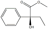 (2S)-2-Phenyl-2-hydroxybutyric acid methyl ester Struktur