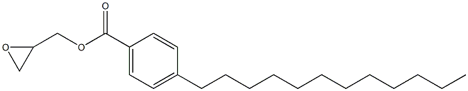 4-Dodecylbenzoic acid glycidyl ester Struktur