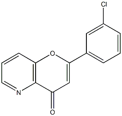 3'-Chloro-5-azaflavone Struktur