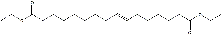 9-Hexadecenedioic acid diethyl ester Struktur