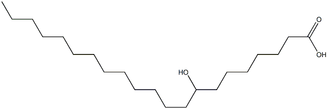 8-Hydroxyhenicosanoic acid Struktur