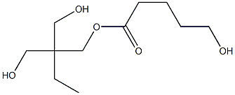 5-Hydroxyvaleric acid 2,2-bis(hydroxymethyl)butyl ester Struktur