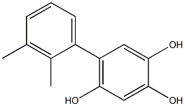 5-(2,3-Dimethylphenyl)-1,2,4-benzenetriol Struktur