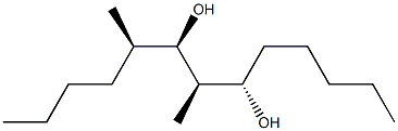 (5R,6R,7R,8S)-5,7-Dimethyltridecane-6,8-diol Struktur