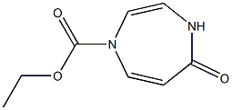 4,5-Dihydro-5-oxo-1H-1,4-diazepine-1-carboxylic acid ethyl ester Struktur