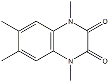 1,4,6,7-Tetramethylquinoxaline-2,3(1H,4H)-dione Struktur