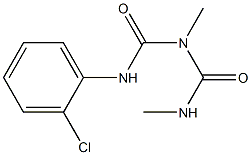 1-(2-Chlorophenyl)-3-methyl-5-methylbiuret Struktur