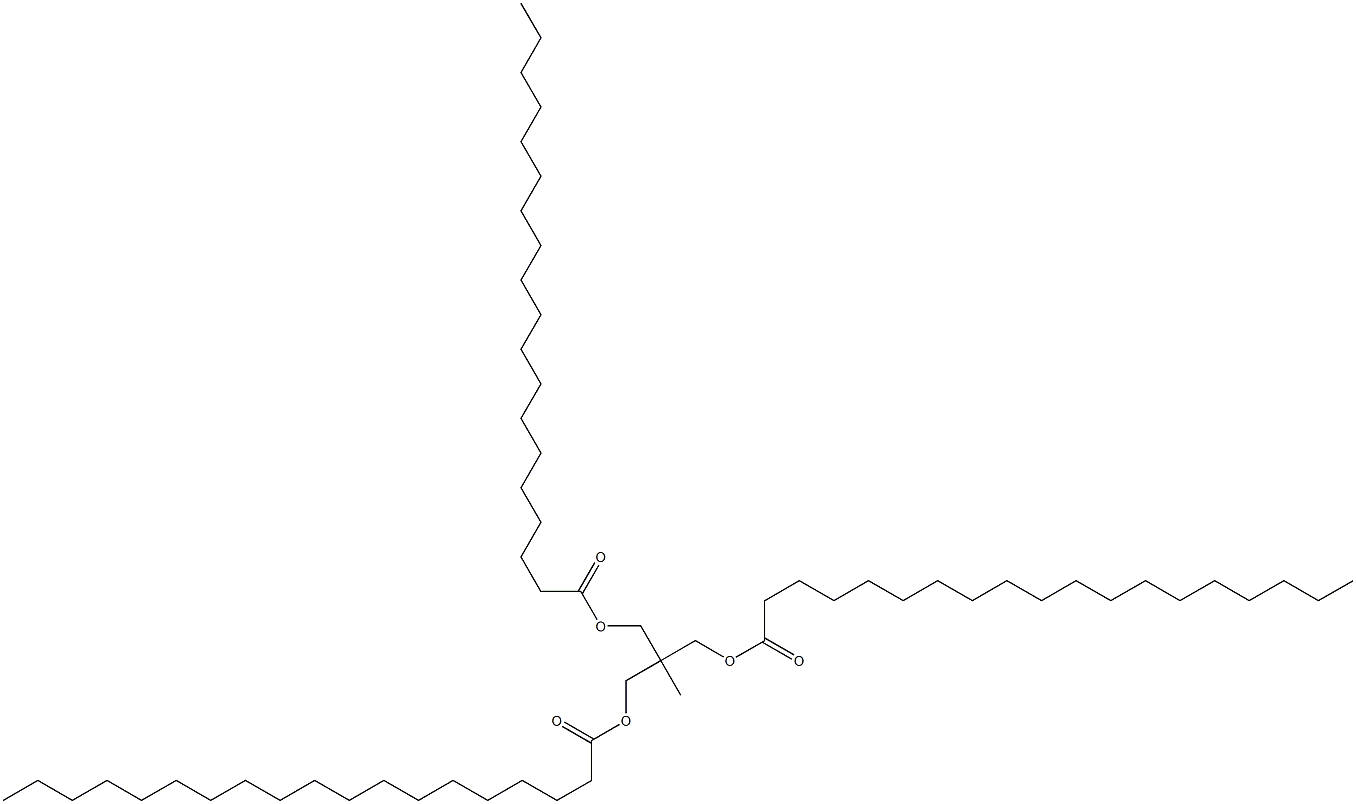 2-Methyl-2-[(1-oxononadecyloxy)methyl]-1,3-propanediol dinonadecanoate Struktur