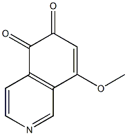 8-Methoxyisoquinoline-5,6-dione Struktur