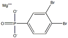 3,4-Dibromophenylphosphonic acid magnesium salt Struktur